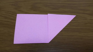 平面の桜の折り方手順2-2